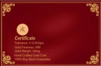 Kalpavriksha Gold Coin - Alternative View